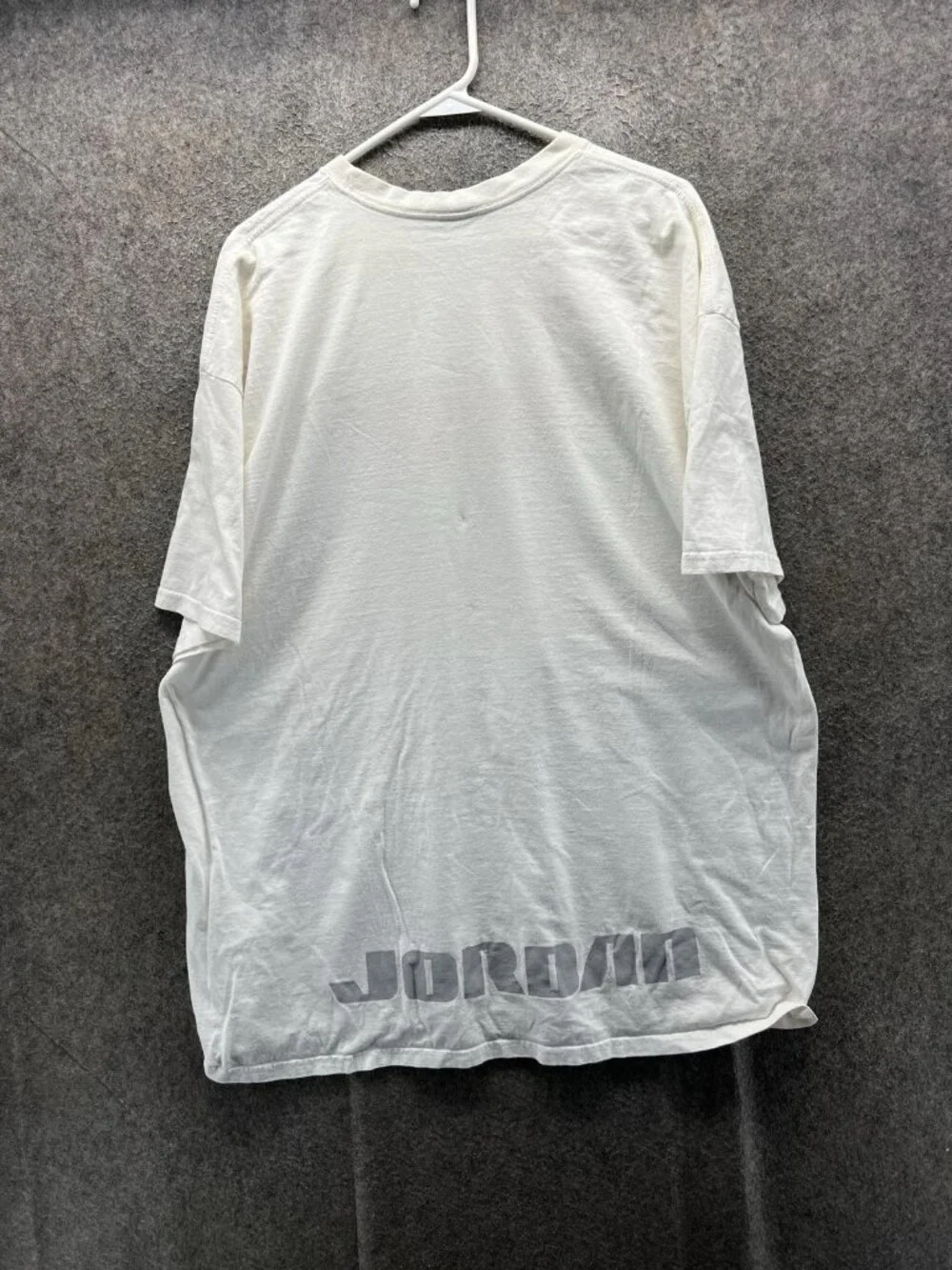 Jordan Shirt Mens 2XL White Jumpman Logo Graphic Tee Basketball Sports Crewneck